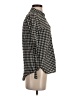MNG Houndstooth Black Long Sleeve Blouse Size 2 - photo 4