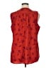 CAbi Red Sleeveless Button-Down Shirt Size XL - photo 2