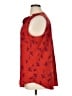 CAbi Red Sleeveless Button-Down Shirt Size XL - photo 5