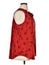 CAbi Red Sleeveless Button-Down Shirt Size XL - photo 4
