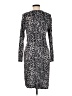 Spense Animal Print Gray Casual Dress Size M - photo 2