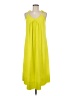 Bar III 100% Polyester Solid Yellow Casual Dress Size M - photo 1