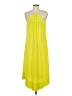 Bar III 100% Polyester Solid Yellow Casual Dress Size M - photo 2