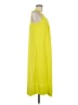 Bar III 100% Polyester Solid Yellow Casual Dress Size M - photo 4