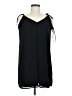 Naked Zebra 100% Polyester Black Sleeveless Blouse Size L - photo 1