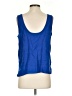 Everlane 100% Linen Blue Sleeveless Top Size 4 - photo 2