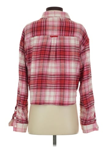 American Eagle Outfitters Long Sleeve Button-Down Shirt (view 2)