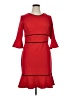 Sandra Darren Red Cocktail Dress Size 14 - photo 1