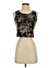 Soprano 100% Polyester Black Sleeveless Blouse Size S - photo 1
