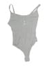 Forever 21 Solid Gray One Piece Swimsuit Size M - photo 1