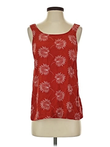 Madewell Silk Lookout Bow-Back Top in Palmflower (view 1)