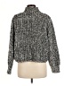 MNG Tweed Gray Turtleneck Sweater Size M - photo 2