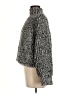 MNG Tweed Gray Turtleneck Sweater Size M - photo 5