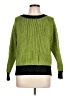 Listicle Color Block Green Pullover Sweater Size L - photo 1