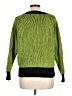 Listicle Color Block Green Pullover Sweater Size L - photo 2