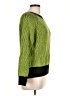 Listicle Color Block Green Pullover Sweater Size L - photo 4