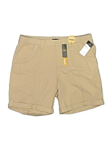 Lee Khaki Shorts (view 1)