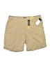 Lee Solid Tan Khaki Shorts Size 16 - photo 1