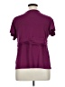 George Burgundy Purple Short Sleeve Blouse Size XL - photo 2
