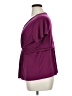 George Burgundy Purple Short Sleeve Blouse Size XL - photo 5