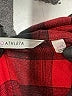 Athleta Plaid Red Long Sleeve Button-Down Shirt Size XXS - photo 7