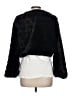 Joseph A. 100% Polyester Black Faux Fur Jacket Size L - photo 2