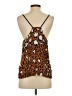 Topshop Brown Sleeveless Top Size 4 - photo 2