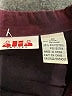 Alia Burgundy Long Sleeve Blouse Size 10 - photo 7
