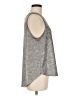 Deletta Silver Sleeveless T-Shirt Size M - photo 4