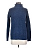J. McLaughlin Solid Blue Turtleneck Sweater Size XS - photo 1