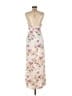 Forever 21 Floral Ivory Casual Dress Size L - photo 2