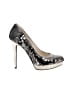 MICHAEL Michael Kors Metallic Silver Heels Size 7 1/2 - photo 1