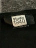 Studio 1940 Black 3/4 Sleeve Blouse Size 30 - 32 - photo 7