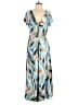 Soft Surroundings Graphic Blue Jumpsuit Size S - photo 1