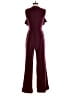 BCBGMAXAZRIA 100% Polyester Solid Burgundy Jumpsuit Size XS - photo 2