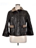 Escada Metallic Brown Faux Fur Jacket Size EU 46 / US 16 - photo 1