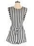 Universal Thread Stripes Gray Romper Size S - photo 1