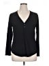 Athleta Black Long Sleeve Henley Size XL - photo 1
