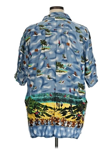 Assorted Brands Short Sleeve Button-Down Shirt (view 2)