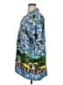 Assorted Brands 100% Rayon Tropical Blue Short Sleeve Button-Down Shirt Size XL - photo 5