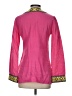 Tory Burch 100% Linen Pink 3/4 Sleeve Blouse Size 2 - photo 2