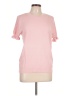 Anne Klein Pink Short Sleeve Top Size L - photo 1