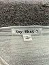 Say What? Gray Short Sleeve Top Size L - photo 7