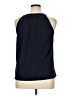 Joe Fresh Blue Sleeveless Blouse Size XL - photo 2