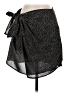 Hummingbird 100% Polyester Polka Dots Black Casual Skirt Size S - photo 1
