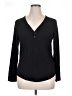 Athleta Black Long Sleeve Henley Size XL - photo 1