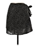Hummingbird 100% Polyester Polka Dots Black Casual Skirt Size S - photo 2