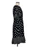 Talbots 100% Polyester Polka Dots Black Casual Dress Size 6 - photo 4