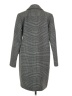 Kensie Houndstooth Gray Coat Size S - photo 2