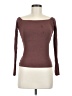 Klassy Network Brown Long Sleeve Top Size M - photo 1